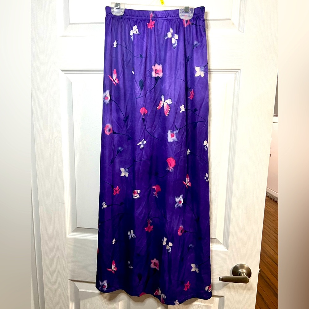 90s vintage girls maxi skirt